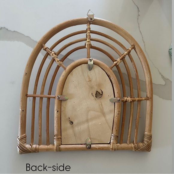 Natural Rattan Wall Mirror - Picture 4 of 4